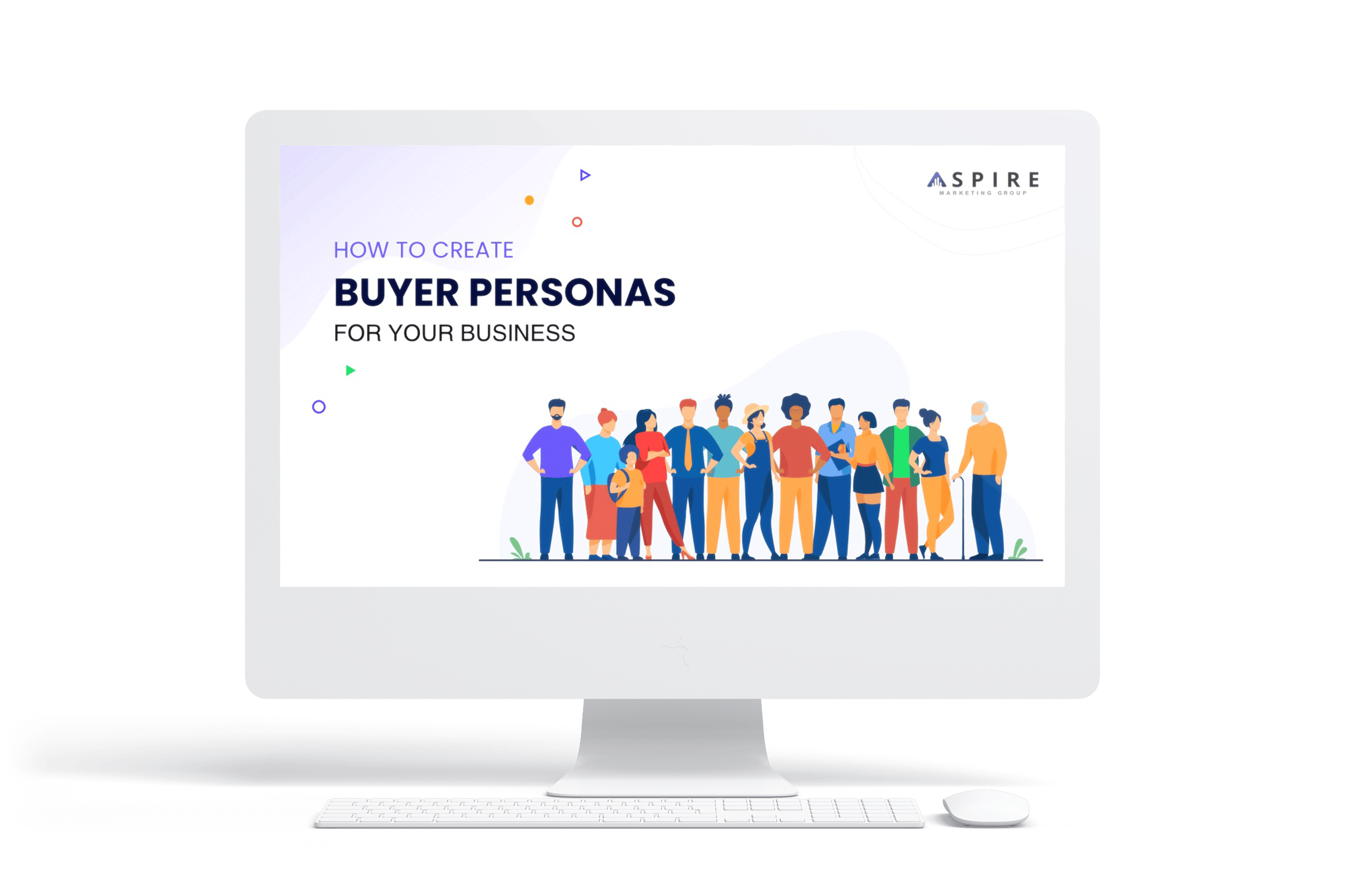 Desktop Mockup - How to Create Buyer Personas
